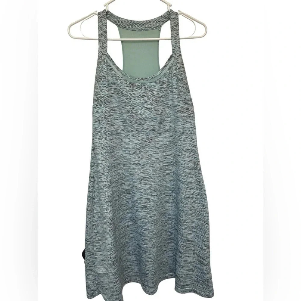 MPG Mondetta Womens blue Athletic Dress Tennis Golf Racerback Built In Bra